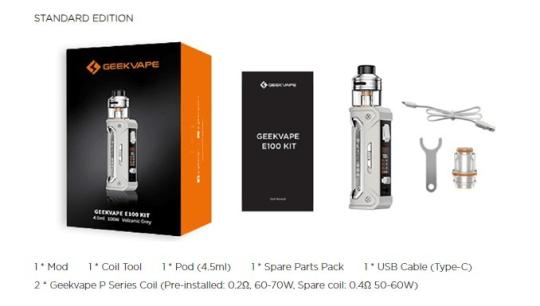 GeekVape E100 (Aegis Etano) Starter Kit
